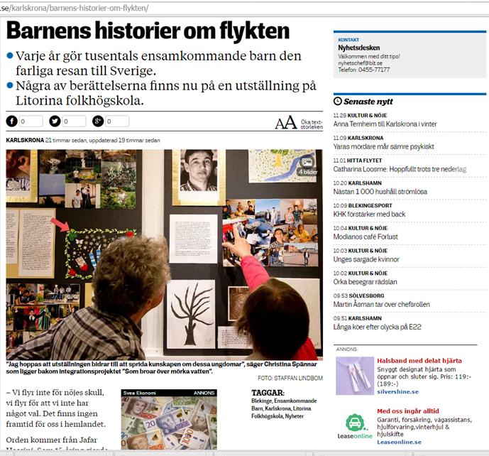 Barnens historier om flykten