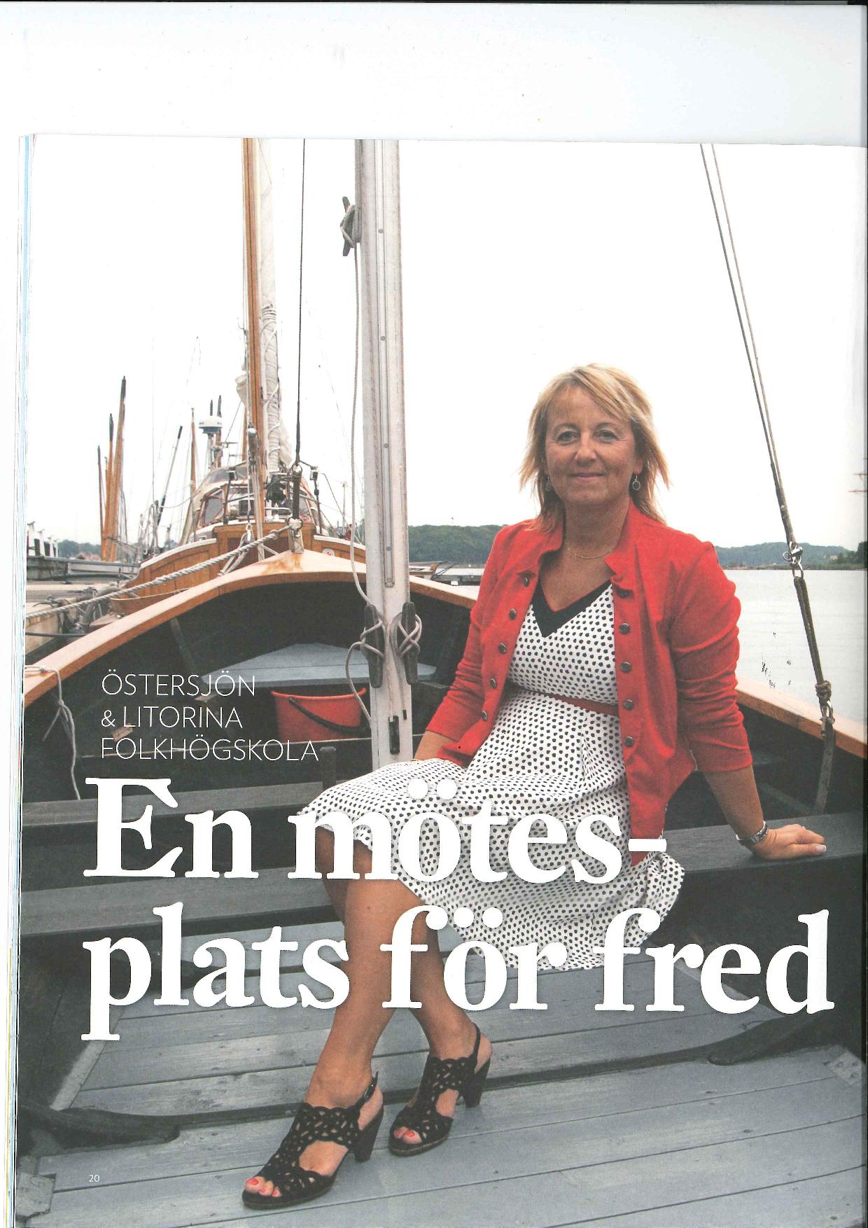 ”Folkhögskola” intervjuade Agrita Martinsone och Lotta Kihlbert
