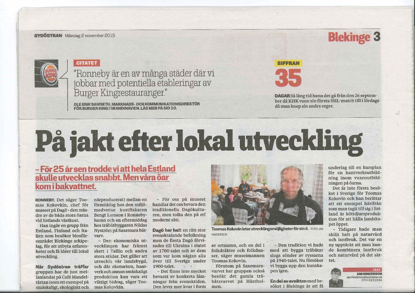 På jakt efter lokal utveckling