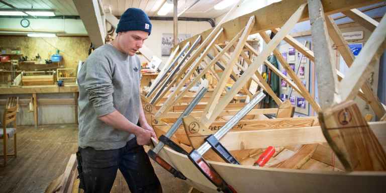 Båtbyggarna på Litorina höll vårens Öppet hus