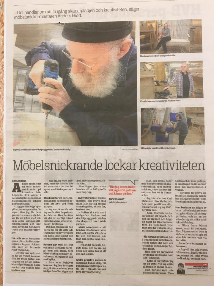 Möbelsnickarlinjen i Sydöstran