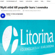 Om Svenska från dag ett på P4 Blekinge